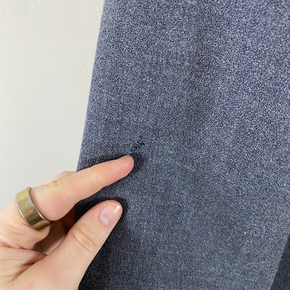 Vintage Rafaella 100% Wool Structured Button Up Jacket Collared Gray Women's 14 - Picture 9 of 9